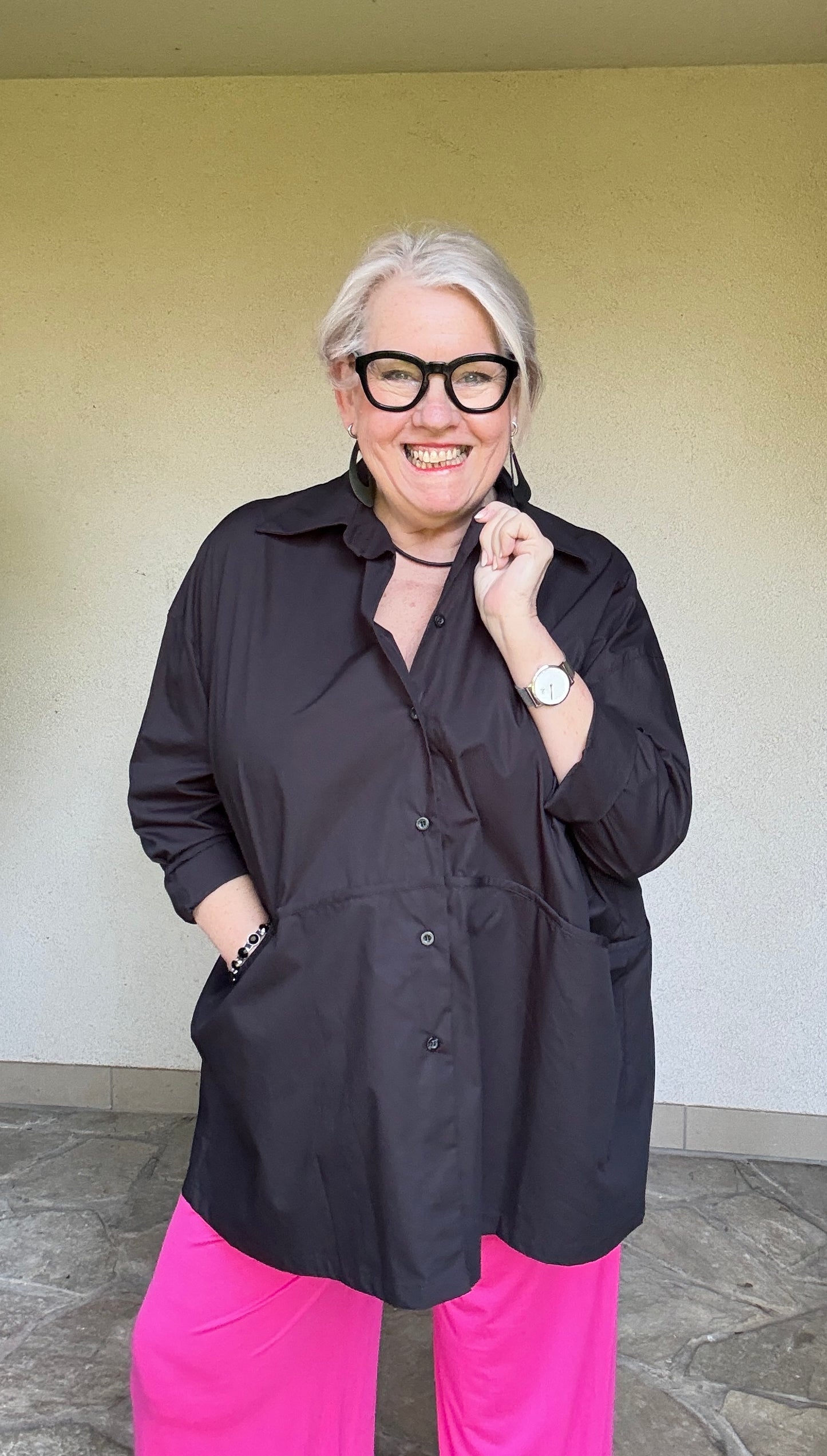 Bluse – SCHWARZ