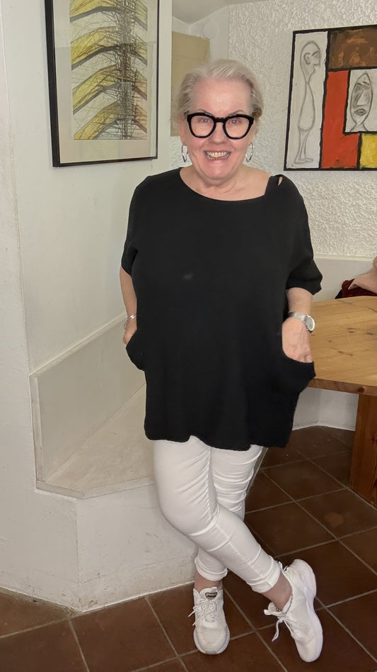 MUSSELIN T-SHIRT in vielen Farben
