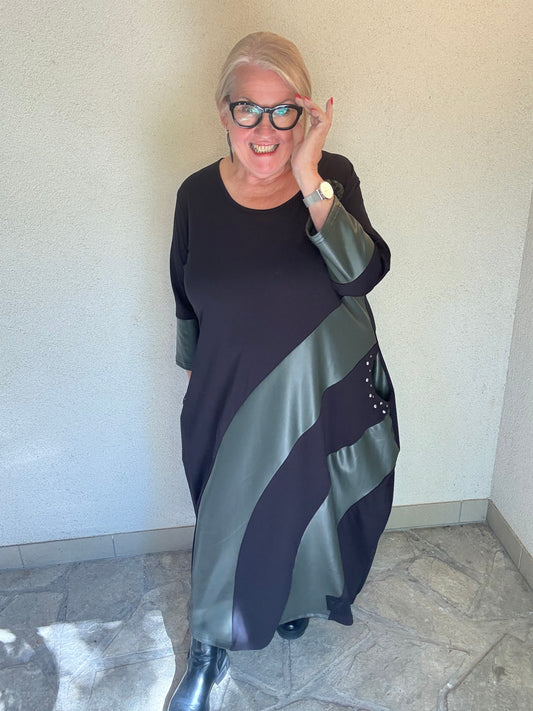 Schwarzer Chic mit Khaki-Power - Vincenzo Allocca