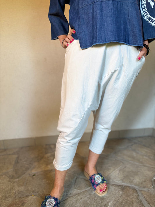 lässige Baggy-Hose -bequem  stylisch -  BEIGE