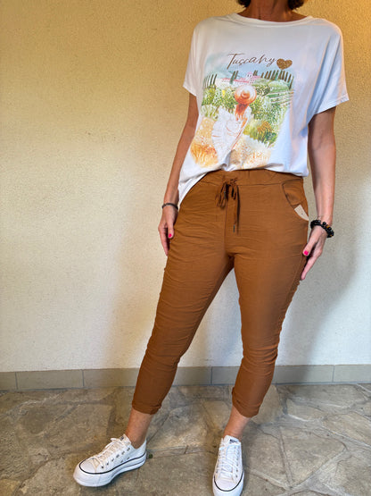 Stretch-Hose BRAUN
