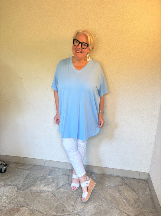 T-Shirt - HELLBLAU - bringt frische in den Tag