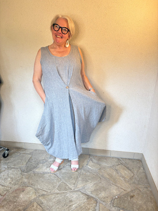 Sommer pur - LEINENKLEID von Luukaa
