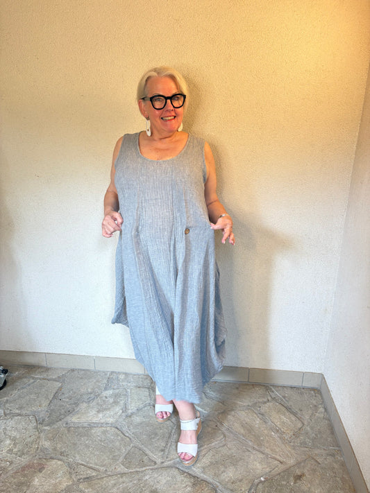 Sommer pur - LEINENKLEID von Luukaa