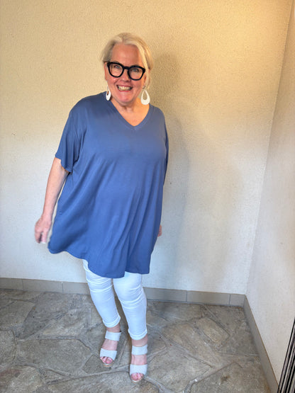 T-Shirt - JEANSBLAU - immer im Trend