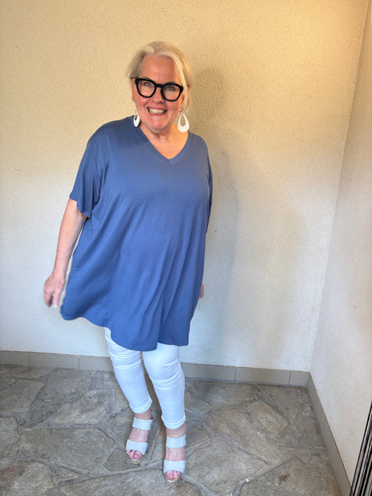 T-Shirt - JEANSBLAU - immer im Trend