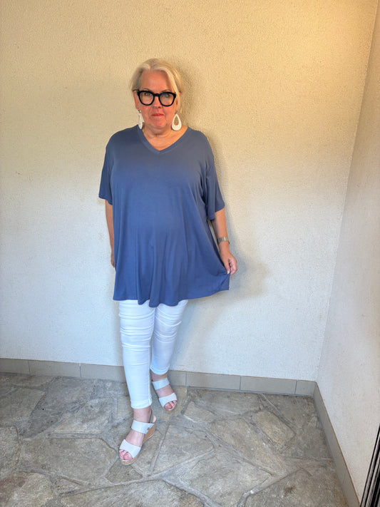 T-Shirt - JEANSBLAU - immer im Trend